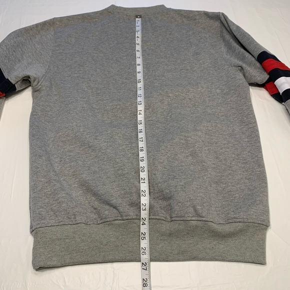 Bleecker and Mercer Challenge Logo Gray Crewneck Sweatshirt Men’s Medium - Picture 8 of 9